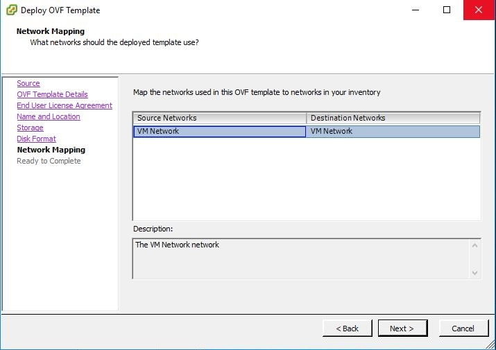 Deploying the OVF file using VMware vSphere client FortiDeceptor